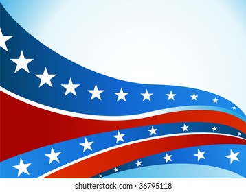 stars stripes background