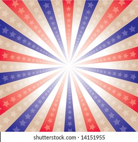 a stars and stripes background celebrating the 4th of July