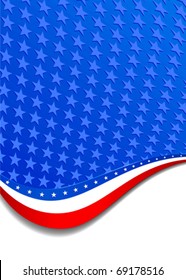 Stars & Stripes Background
There are more stars outside the  mask, for you to mask as you like.
All elements are grouped and on individual layers in the vector file for easy use.