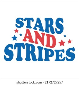 stars and stripes eps design