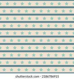 Stars and stripes seamless pattern