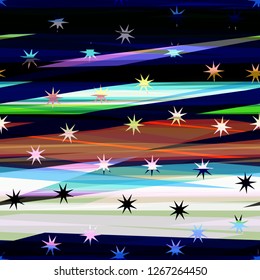 Stars and stripes. Seamless texture. Abstract vector background for web page, banners backdrop, fabric, home decor, wrapping