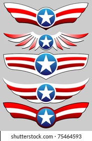 stars and stripes set