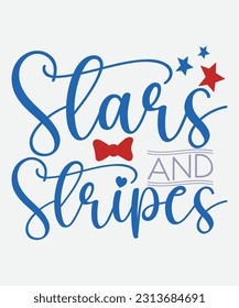 Stars and stripes Svg, Fourth of July, Cut File Cricut, svg