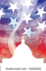 stars and stripes with washington