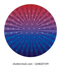 stars sunburst round decoration gradient