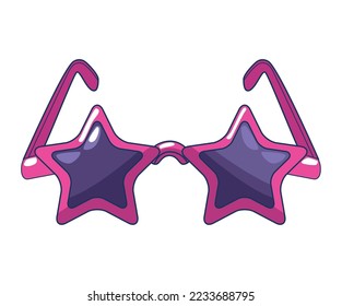 stars sunglasses 90s pop art style icon