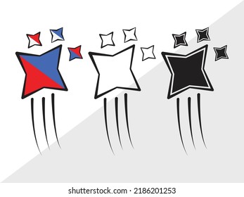 Stars SVG Printable Vector Illustration