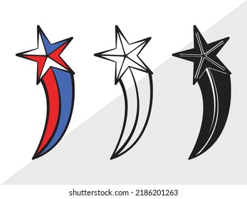 Stars SVG Printable Vector Illustration