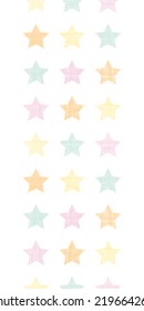 Stars textile textured pastel vertical seamless pattern background