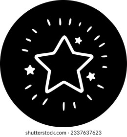 Stars twinkle vector icon. filled flat sign for mobile concept and sign, symbol, vector, art