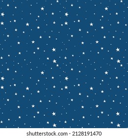 stars vector art seamless patterns starry night wallpaper navy background blue universe