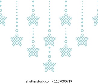Stars. Vector. Blue