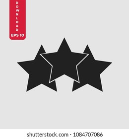 Stars vector icon
