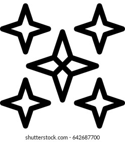 Stars Vector Icon