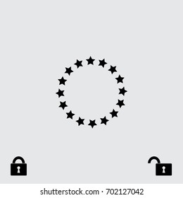 Stars vector icon