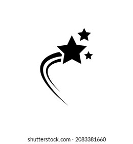 Stars vector icon. Star wave illustration sign. sparkle logo. shine symbol.