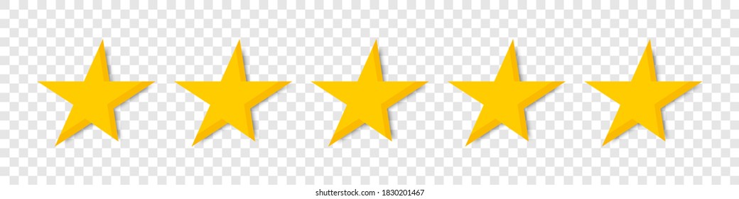 Stars vector icons, isolated. Star. Stars. Vector illustration
