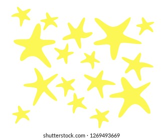 STARS. VECTOR ILLUSTRATION