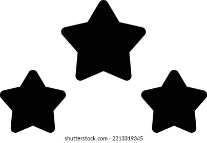 stars Vector illustration on a transparent background. Premium quality symmbols. Glyphs vector icons for concept and graphic design. 
