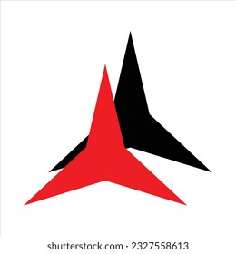 icono de diseño de logotipo vectorial de estrellas creativo