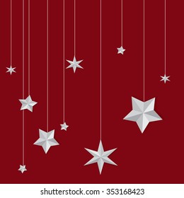 stars. Vector paper-art