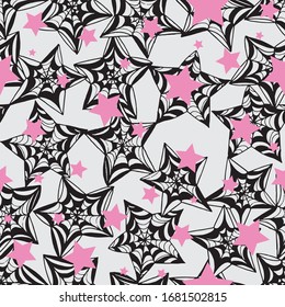 Stars vector pattern seamless background , for wrapping paper, greeting cards, posters, invitation
