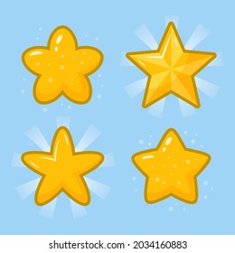 Conjunto vectorial de estrellas, pasos vectoriales. 10
