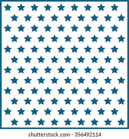 Stars wallpaper vector illustration. Flat design 