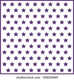 Stars wallpaper vector illustration. Flat design  
