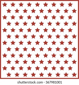 Stars wallpaper vector illustration. Flat design style