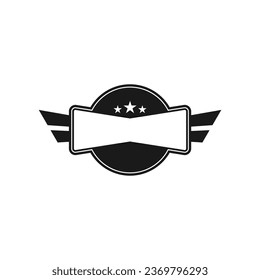 logotipo del emblema del círculo de las estrellas