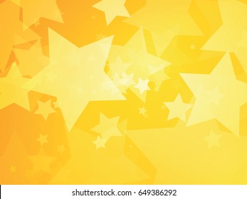 stars yellow background