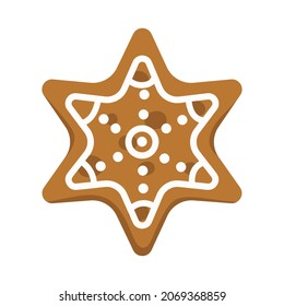 star-shaped cookies with icing, christmas gingerbread