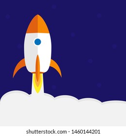 starship is going up in the sky 