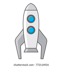 Starship Icon With Unique Shape
