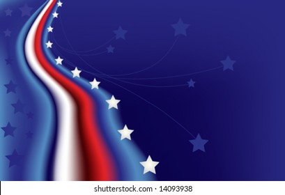 star-spangled background