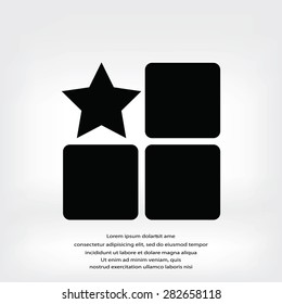 star,square icon