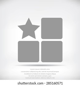 star,square icon