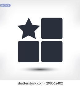 star,square icon