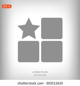star,square icon