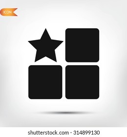 star,square icon