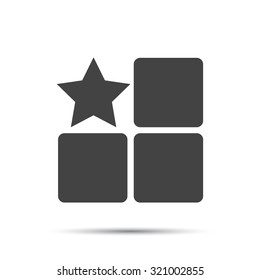 star,square icon