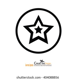 star.star icon.vector illustration.