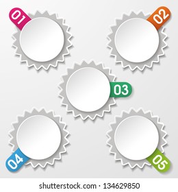 Starstickers paper labels.