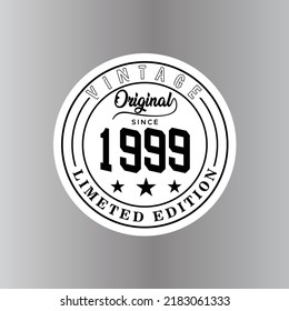 Start 1999 Awesome Retro Vintage Birthday, Awesome since 1999 Aged to Perfection limited edition.