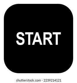 Start and app icon on white
