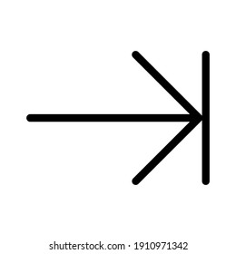 Start, arrow, right icon vector image. Can also be used for arrows and signs. Suitable for use on web apps, mobile apps and print media.