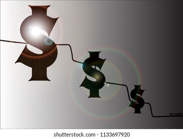 Start to build a dollar 