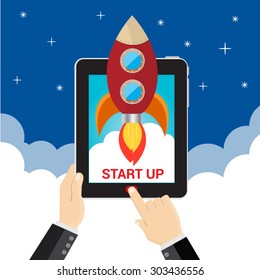Start up business  concept.